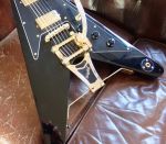 Flying Vee Bigsby installation&nbsp;&copy;&nbsp;2026&nbsp;Guitar Angel
